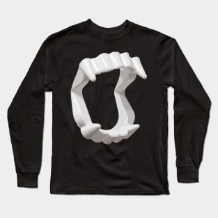 Fake Vampire Teeth Long Sleeve T-Shirt